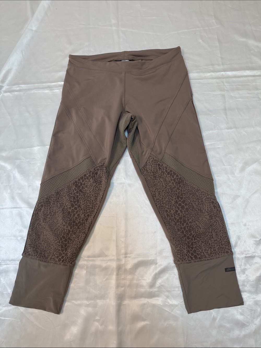 Adidas by Stella McCartney Capri Leggings Size Small Brown